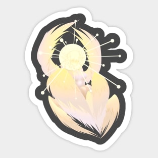 Ryo Asuka's fluffy wings Sticker